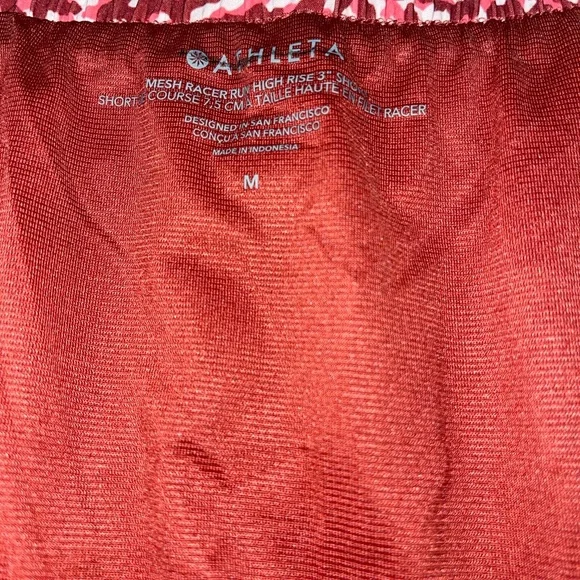ATHLETA Mesh Racer Run High Rise 3" Shorts New With Tags - Picture 12 of 13